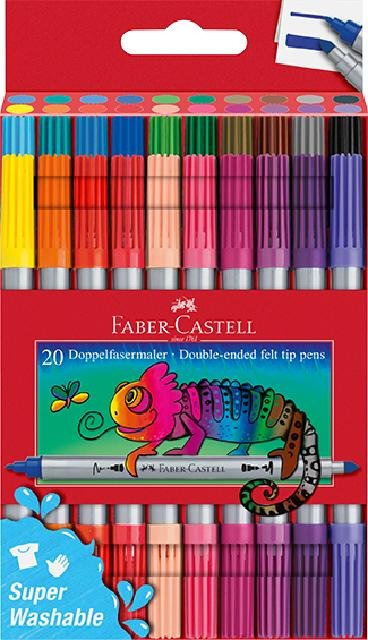 Doppelfasermaler 20er Etui