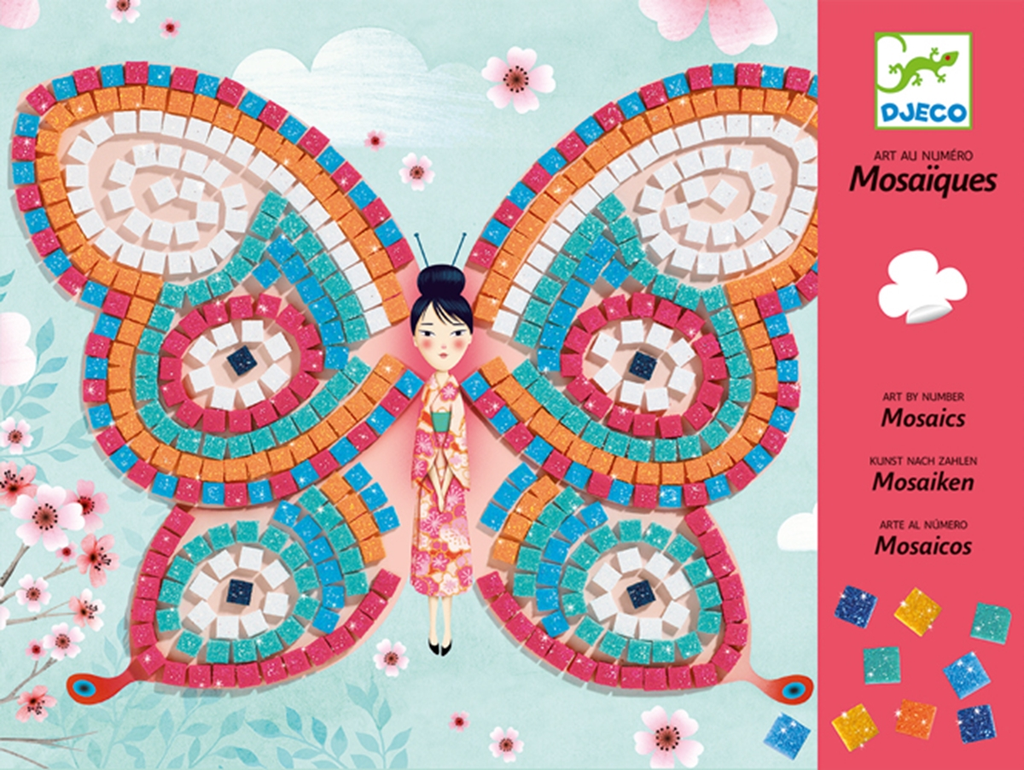 Mosaike: Glitzer Schmetterlinge