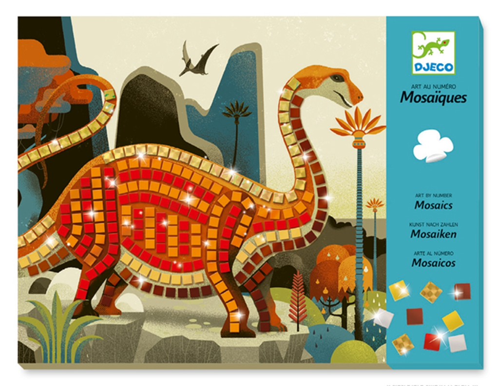 Mosaike: Metallische Dinosaurier