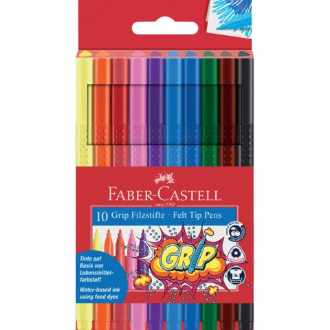 Filzstift Grip Colour Marker 10x Etui