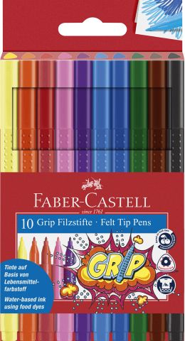 Filzstift Grip Colour Marker 10x Etui