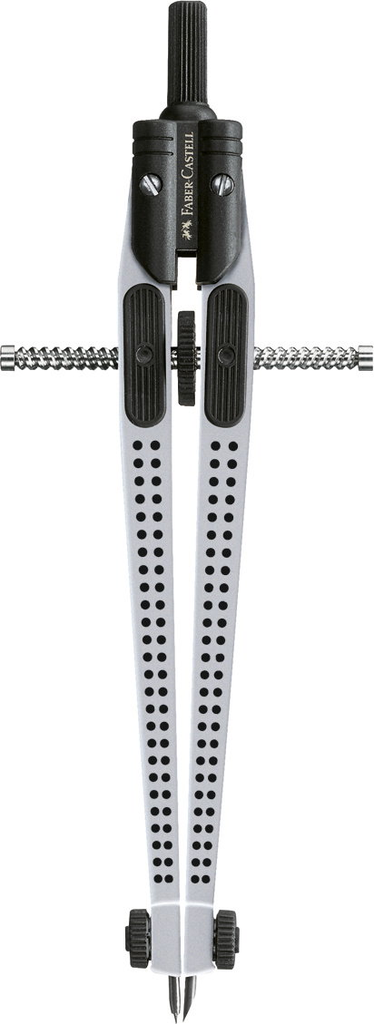 Zirkel Schnellverstellzirkel Grip silber