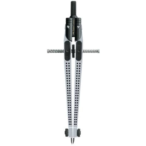 Zirkel Schnellverstellzirkel Grip silber