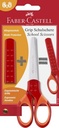Schulschere Grip rot