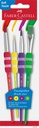 Pinsel 4er Set mit Softgriffstück BK