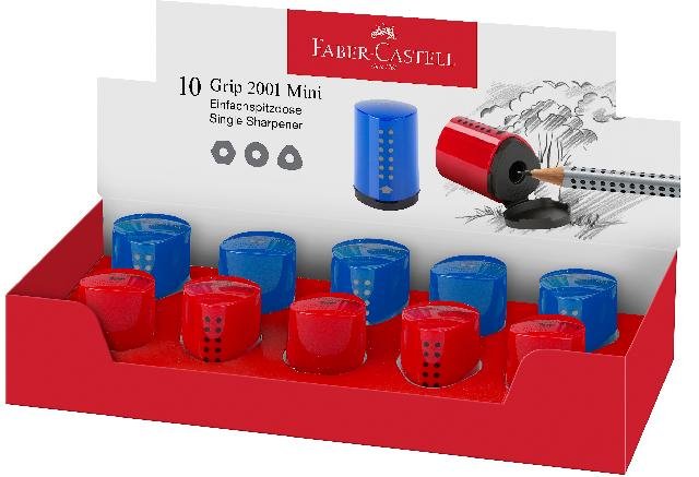 [4005401837107] Einfachspitzdose Grip 2001 Mini blau/rot