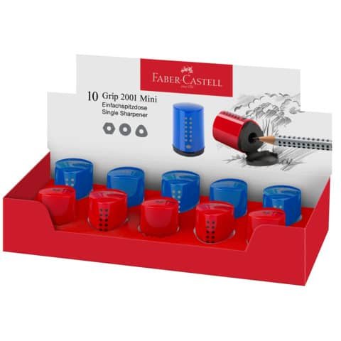 [4005401837107] Einfachspitzdose Grip 2001 Mini blau/rot