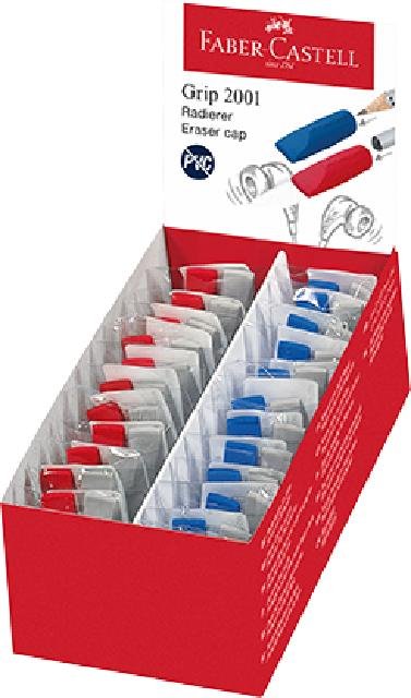 Rad. Grip 2001 eraser cap grau/rot/blau