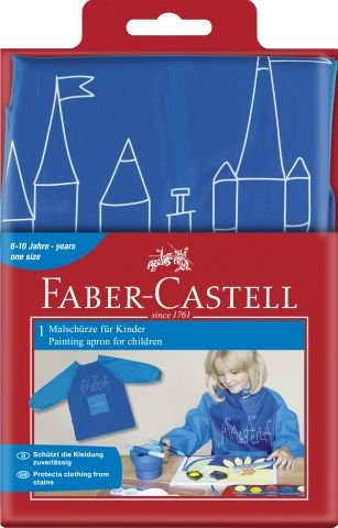 Malschürze für Kinder Farbe Blau