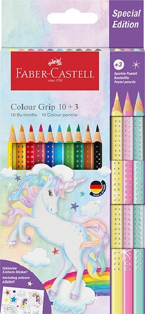 Buntstift Colour Grip Einhorn 10+3