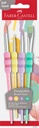 Pinsel 4er Set Pastell Softgriffstück BK