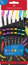 Pinsel schwarz 6er Set Softgriffstück BK
