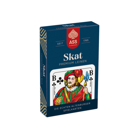 ASS Altenburger Spielkarten - Skat, französisches Bild, Leinenprägung