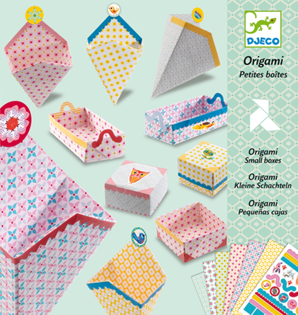 Origami: Kleine Geschenkboxen
