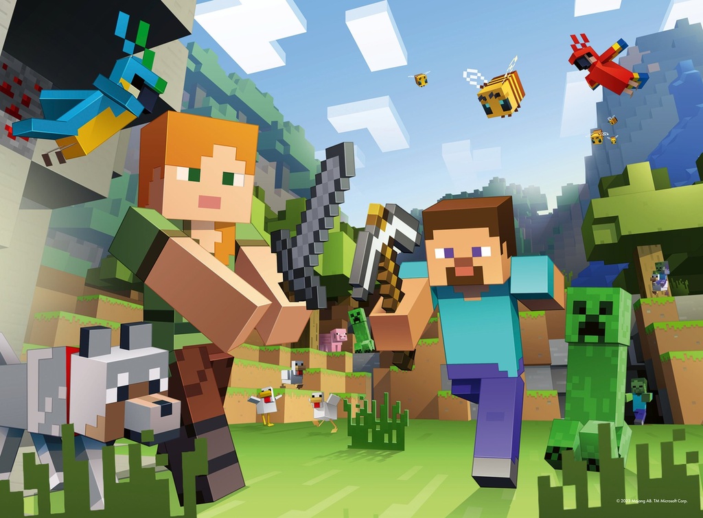 [4005555041764] Minecraft Steve und Alex