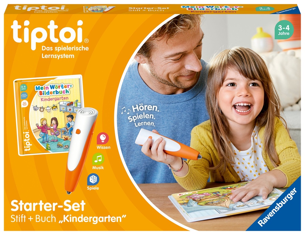 Starter-Set: Stift und Wörter-Bilderbuch Kindergarten