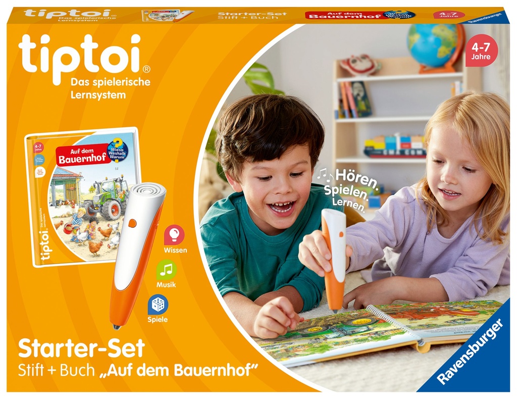 Starter-Set: Stift und Bauernhof-Buch