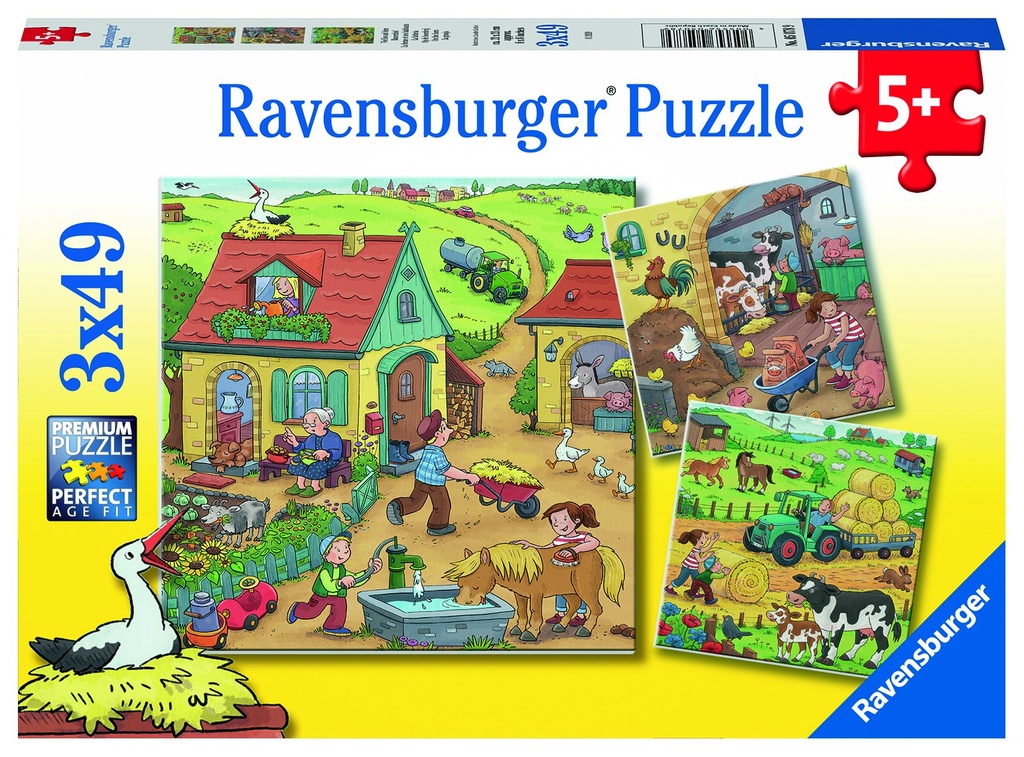[4005556050789] Viel los auf dem Bauernhof3x4