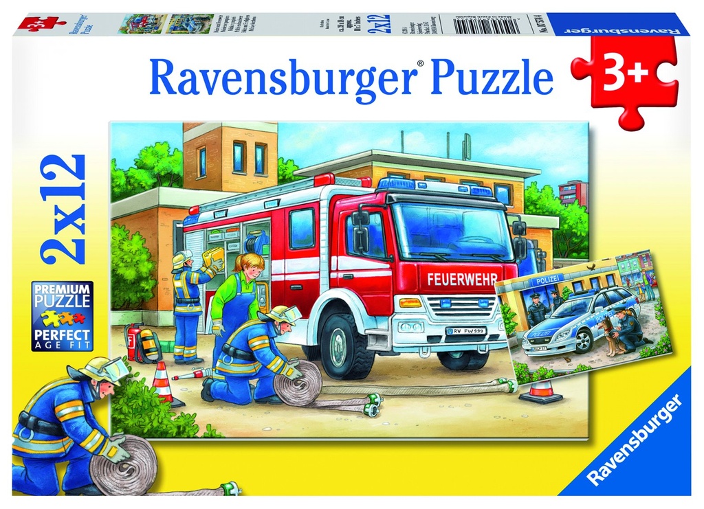 Polizei und Feuerwehr