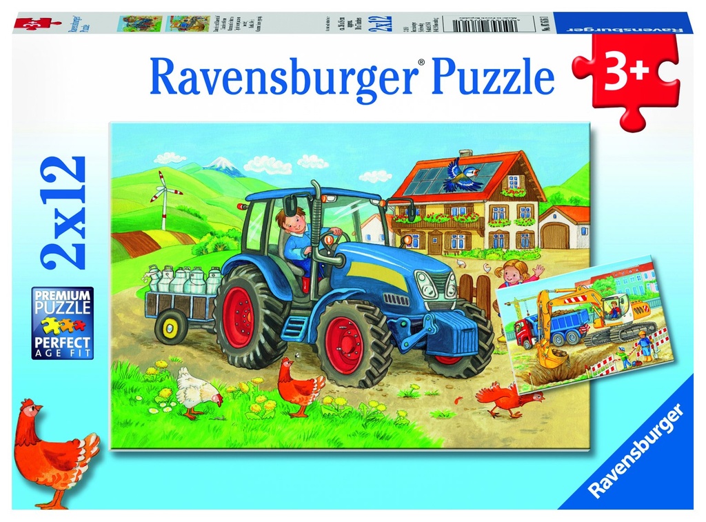Baustelle und Bauernhof 2x1
