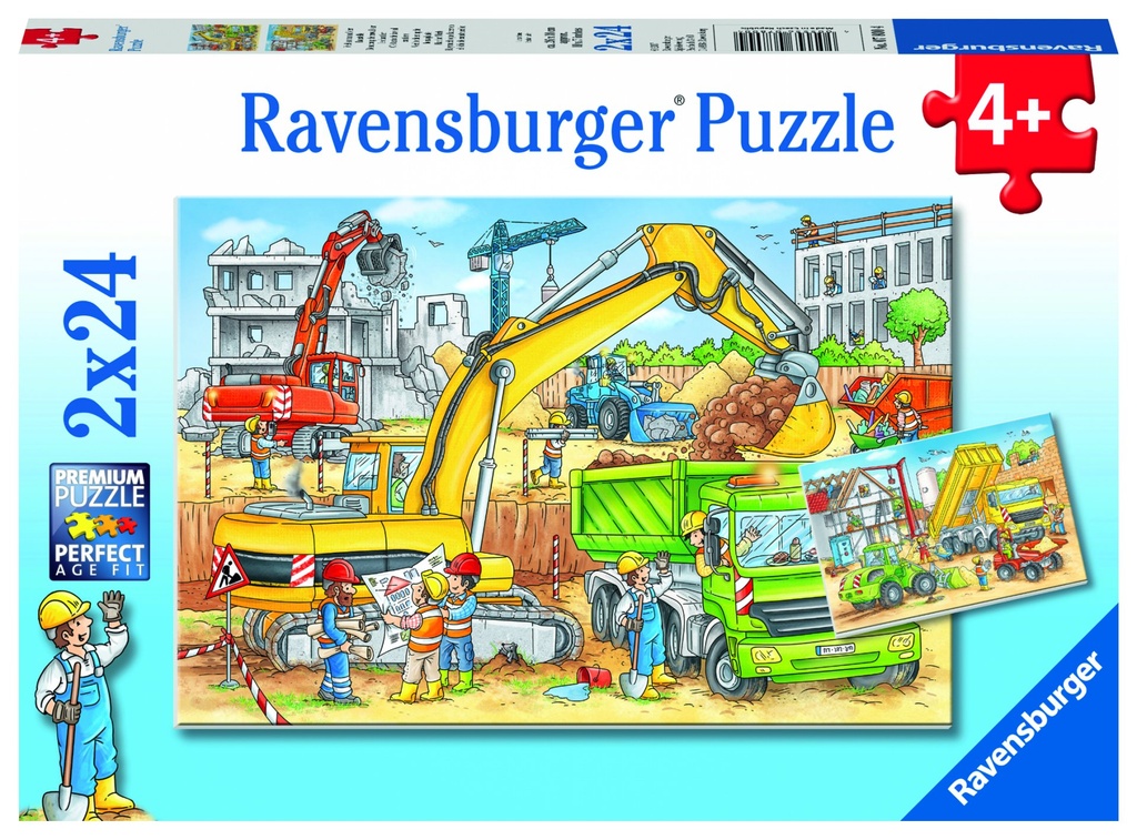 Viel zu tun auf der Baust.2x2