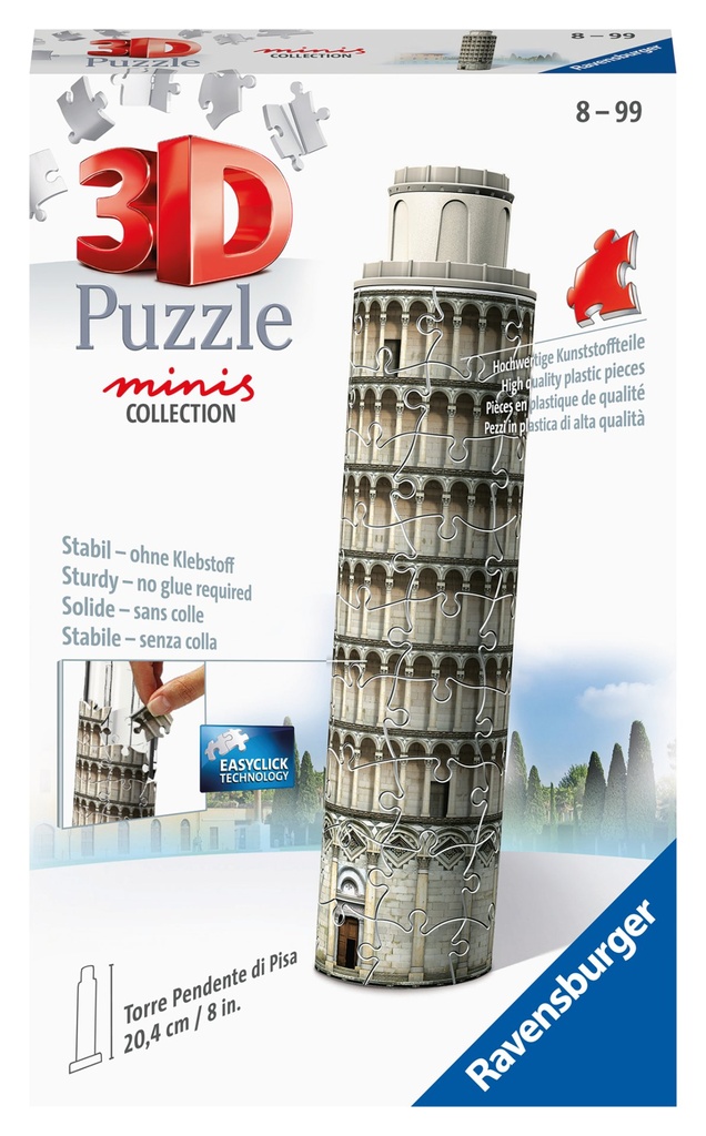 [4005556112470] Mini Schiefer Turm - Pisa 54p