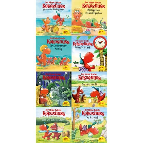 Pixi Set 288: Der kleine Drache Kokosnuss und seine Freunde