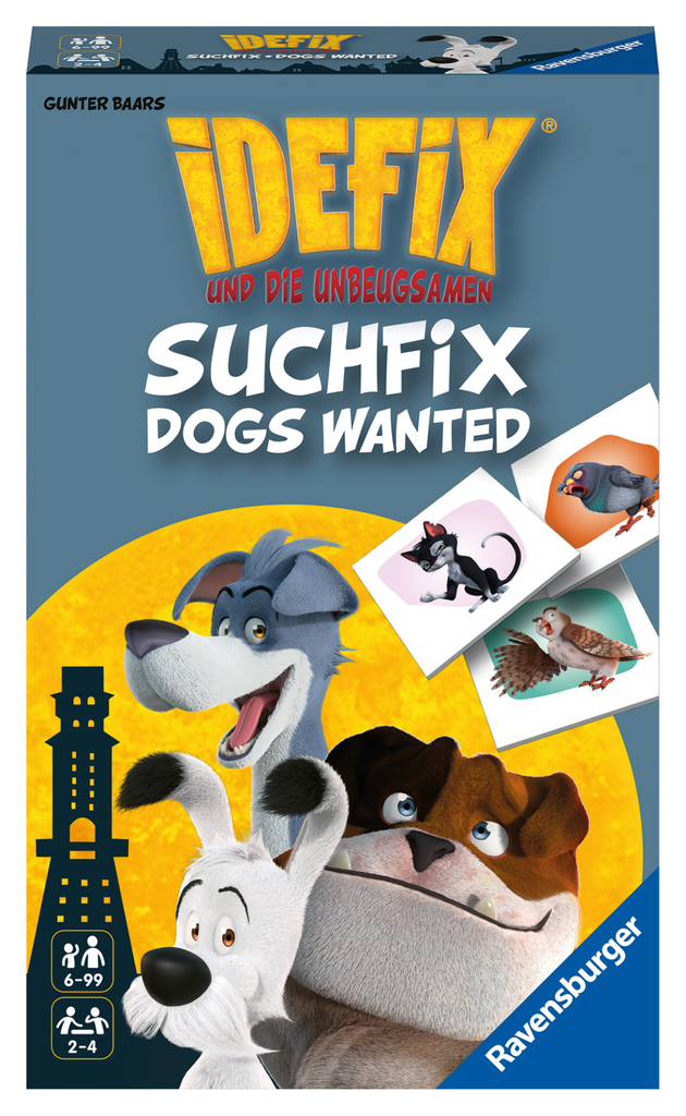 Ravensburger Mitbringspiel – 20935 – Idefix Suchfix, das spannende Merkspiel mit Idefix und seinen unbeugsamen Freunden, für Idefix-Fans  ab 6 Jahren