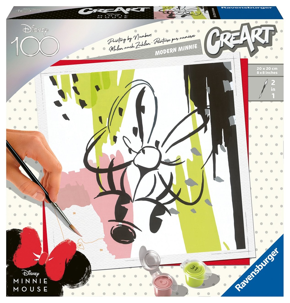 [4005556235766] Ravensburger CreArt - Malen nach Zahlen 23576 – Modern Minnie – ab 12 Jahren