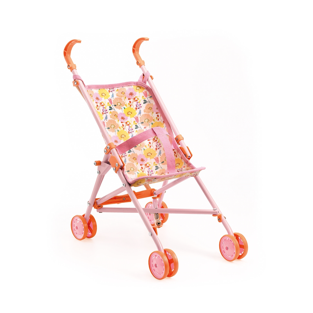 POMEA Puppenbuggy Flowers - 54 cm