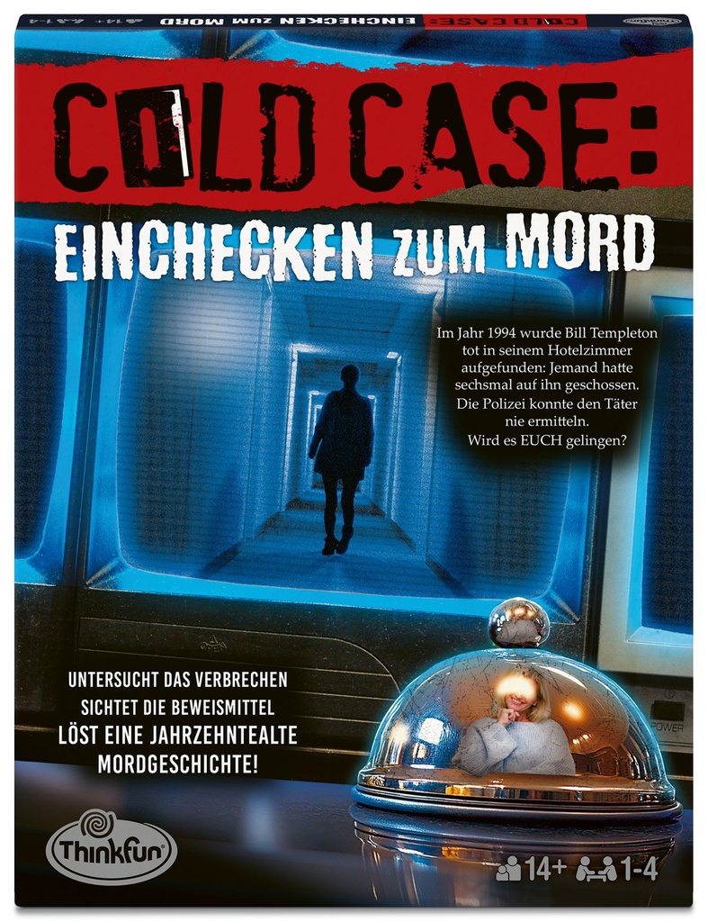 [4005556766772] ThinkFun Cold Case: Einchecken zum Mord - Kombinationsspiel ab 14 Jahre