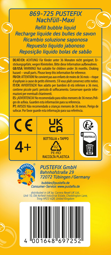 [4001648697252] PUSTEFIX - PUSTEFIX Nachfüllflasche Maxi 1000ml