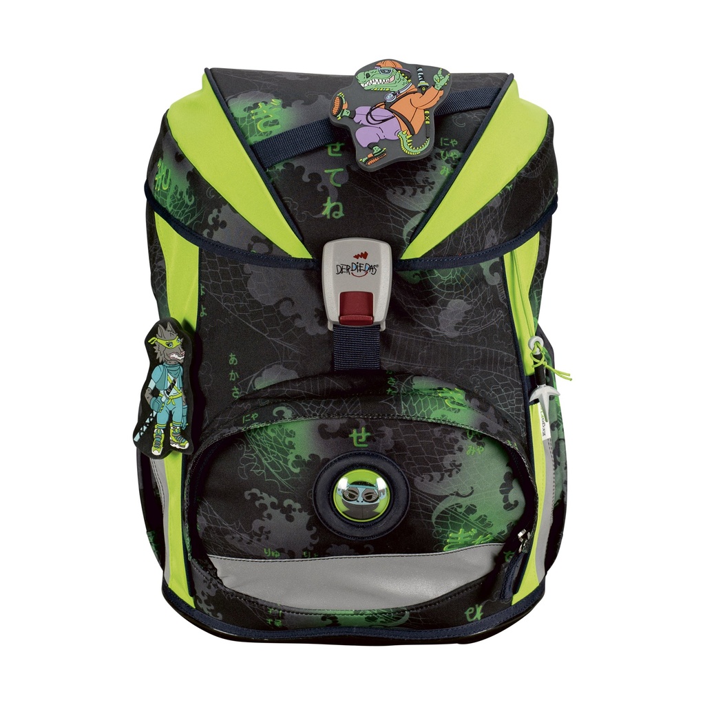 [4006047051735] DerDieDas ErgoFlex Funny Fighter Schulrucksack Set 5tlg.