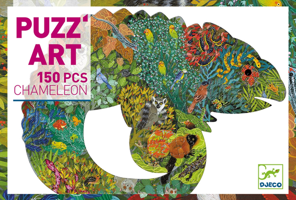 Puzzle: Puzz'Art Chamäleon - 150 Teile