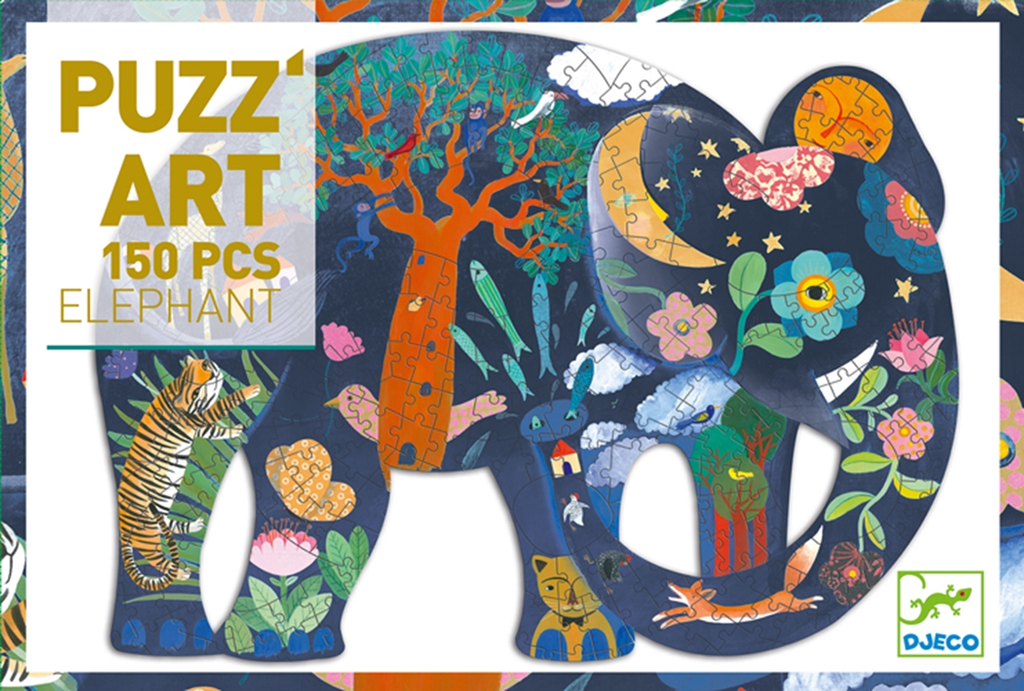 Puzzle: Puzz'Art Elefant - 150 Teile