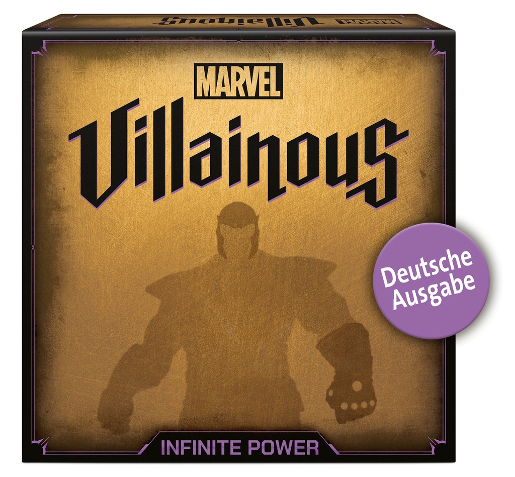 [4005556269594] Ravensburger Gesellschaftsspiel - Marvel Villainous Infinite Power 26959 - deutsche Ausgabe des Strategiespiels mit verdrehter Spielmoral ab 12 Jahren