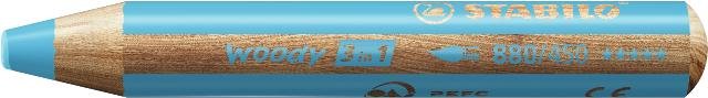 [4006381115506] STABILO woody Farbstift cyanblau wasserv