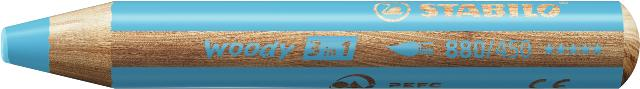 STABILO woody Farbstift cyanblau wasserv