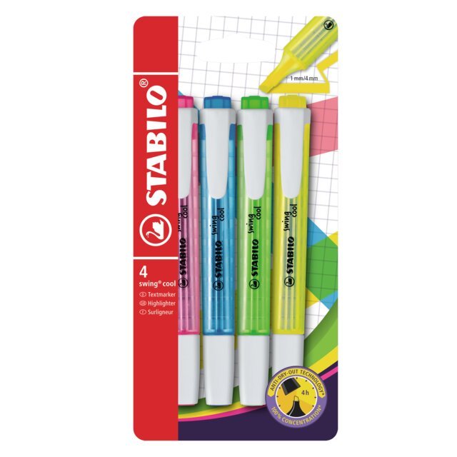 STABILO swing cool 4er Etui