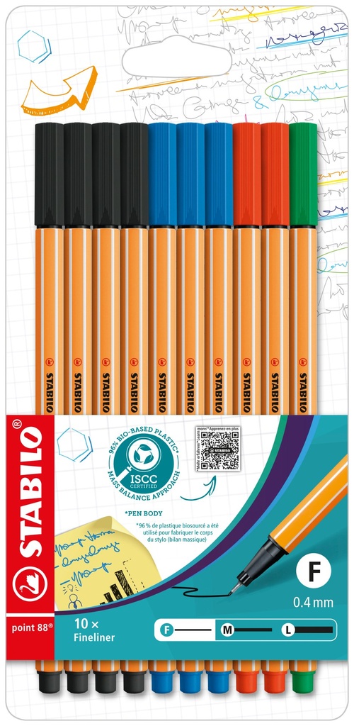 STABILO Point 88 10er Office Etui