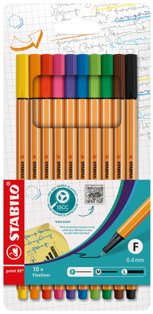 STABILO point 88 10er Etui Karton o. S.