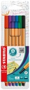 STABILO point 88 6er Etui Karton o. S.