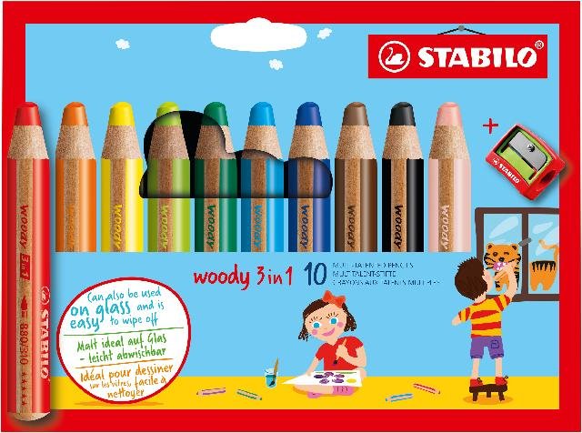 STABILO woody 3in1 10 ET/Spitzer