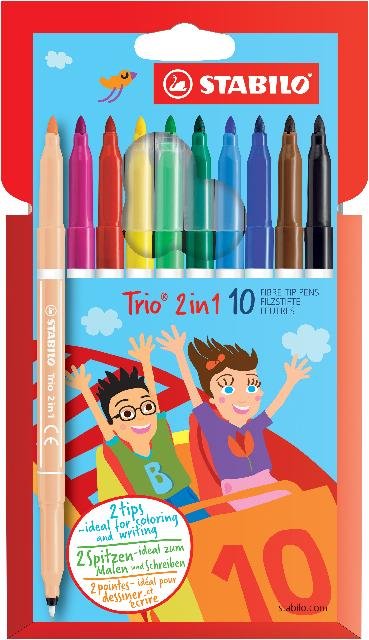 STABILO Trio 2in1 10er Kartonetui