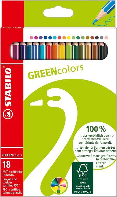 [4006381366083] STABILO GREENcolors 18er Etui