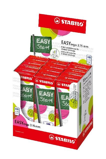 STABILO EASYergo 3.15 6er Minen clamshell im 15er Display