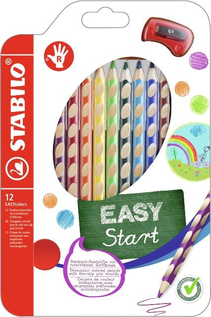 STABILO EASYcolors rechts 12er Etui