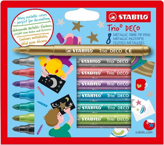 [4006381411301] STABILO Trio DECO 8er Kartonetui