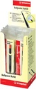 STABILO ballpoint refill rot
