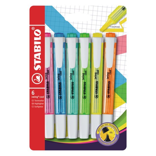 STABILO swing cool 6er Etui
